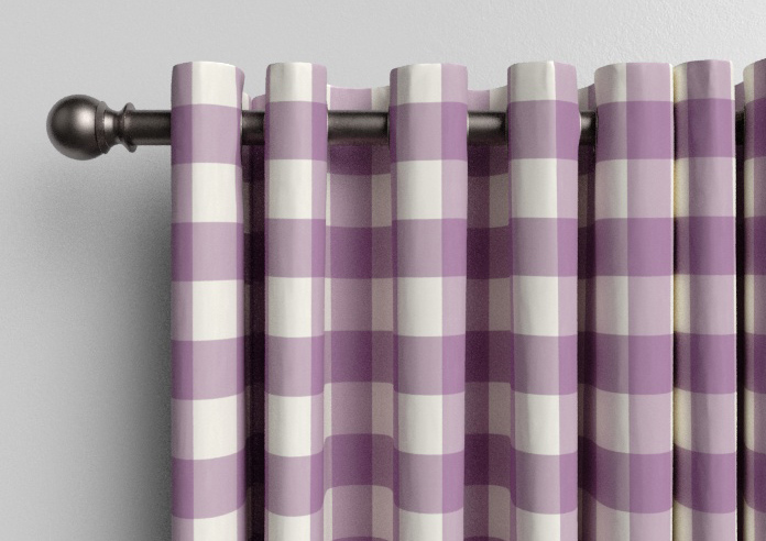 Gingham, Dusting - Made to Measure Curtains - Image 12